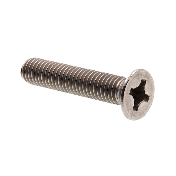 Prime-Line Machine Screw, Metric Flat Head, Phillip Drive M8-1.25 X 40MM A2-70 Stainless Steel 10PK 9121768 - main
